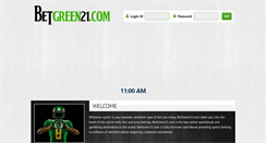 Desktop Screenshot of betgreen21.com